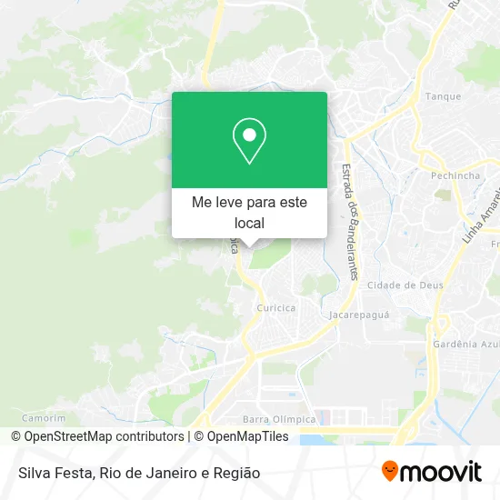 Silva Festa mapa