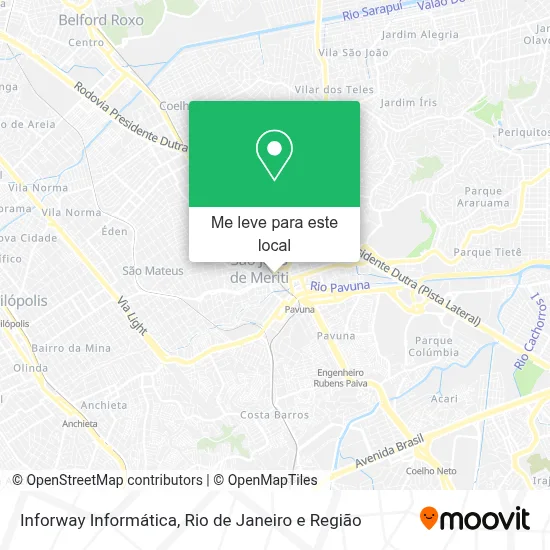 Inforway Informática mapa