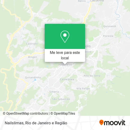Nailslimas mapa