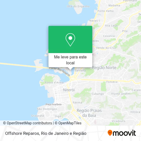 Offshore Reparos mapa