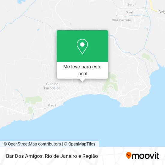 Bar Dos Amigos mapa