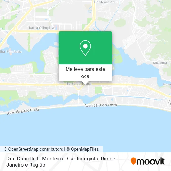 Dra. Danielle F. Monteiro - Cardiologista mapa