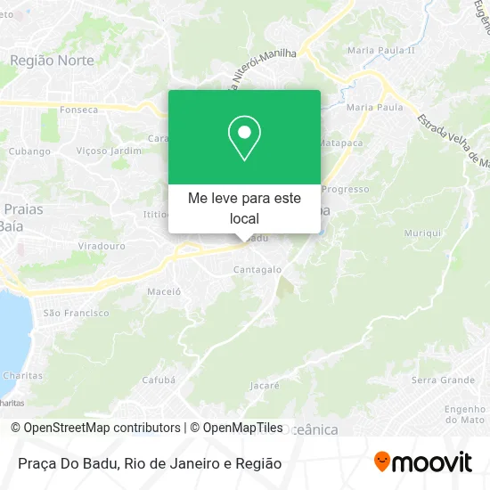 Praça Do Badu mapa