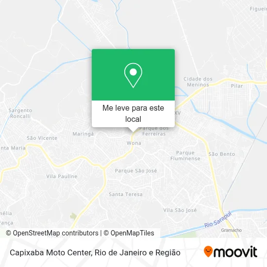 Capixaba Moto Center mapa