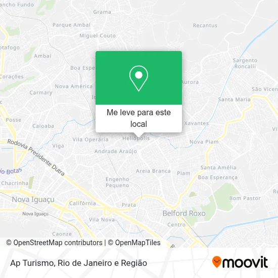 Ap Turismo mapa