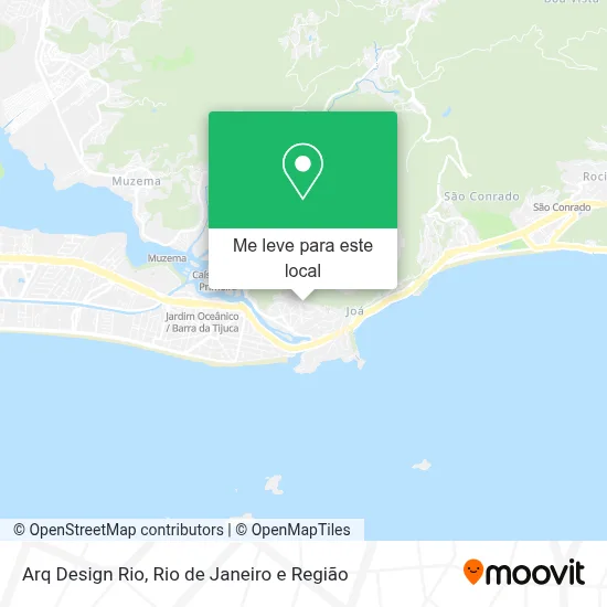 Arq Design Rio mapa
