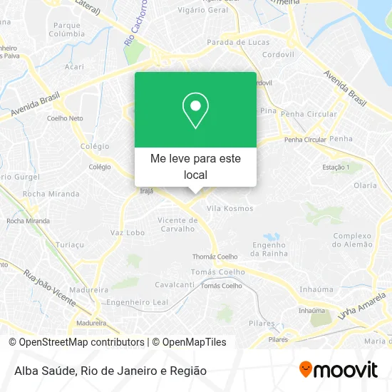 Alba Saúde mapa