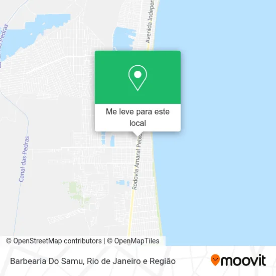 Barbearia Do Samu mapa