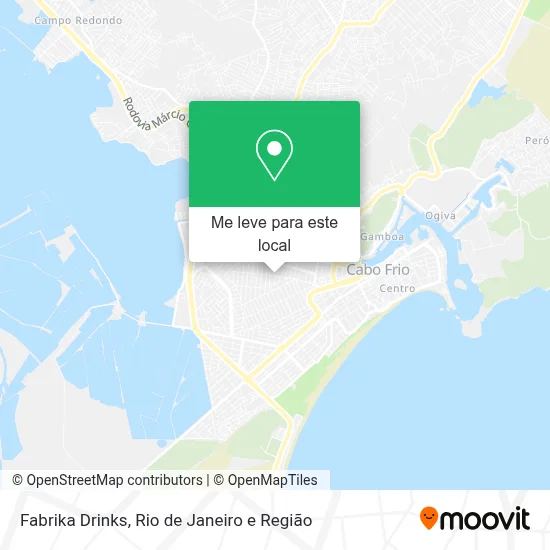 Fabrika Drinks mapa