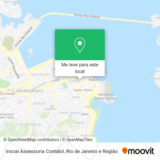 Inicial Assessoria Contábil mapa
