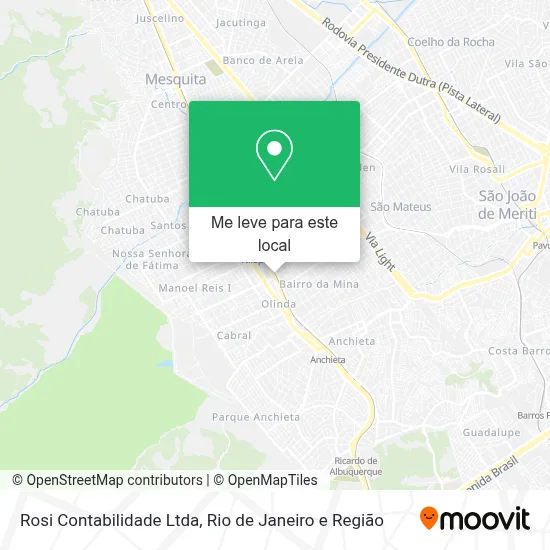 Rosi Contabilidade Ltda mapa