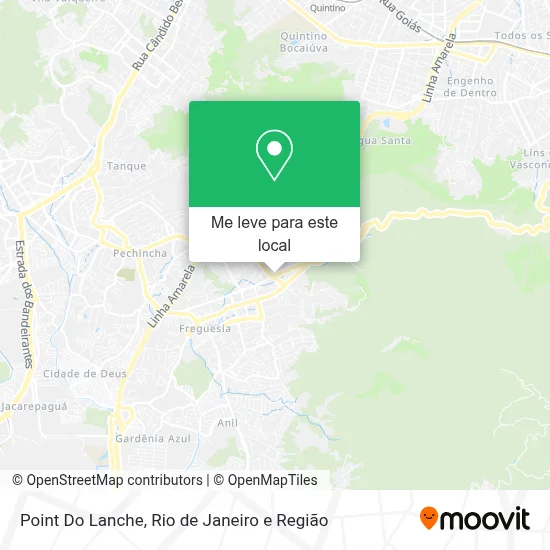 Point Do Lanche mapa
