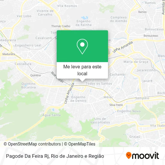 Pagode Da Feira  Rj mapa