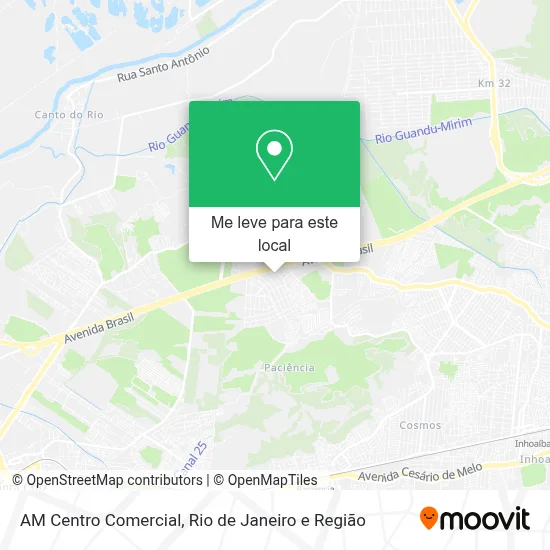 AM Centro Comercial mapa