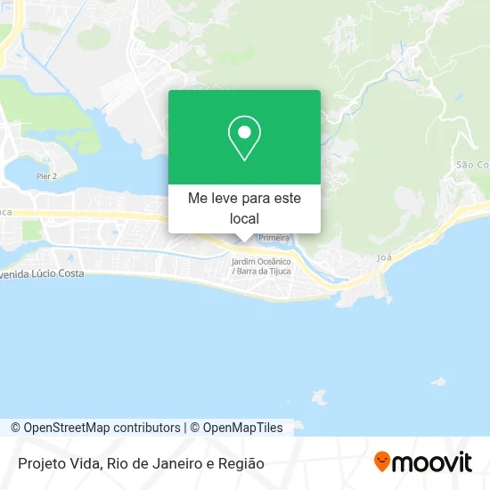 Projeto Vida mapa