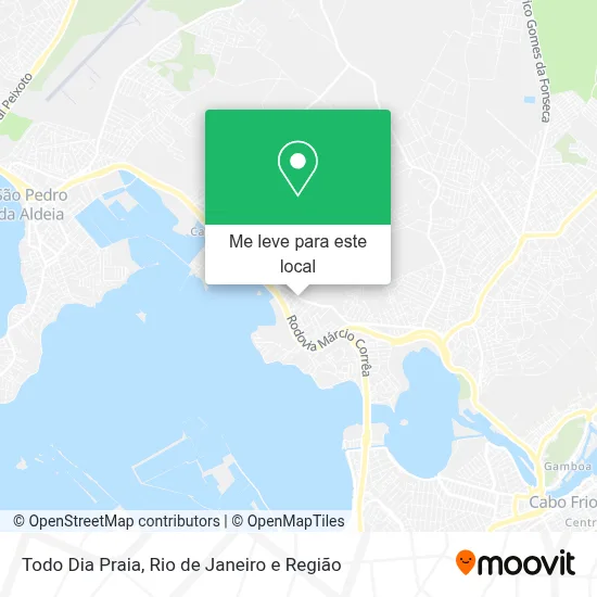 Todo Dia Praia mapa