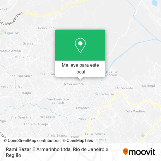 Rami Bazar E Armarinho Ltda mapa