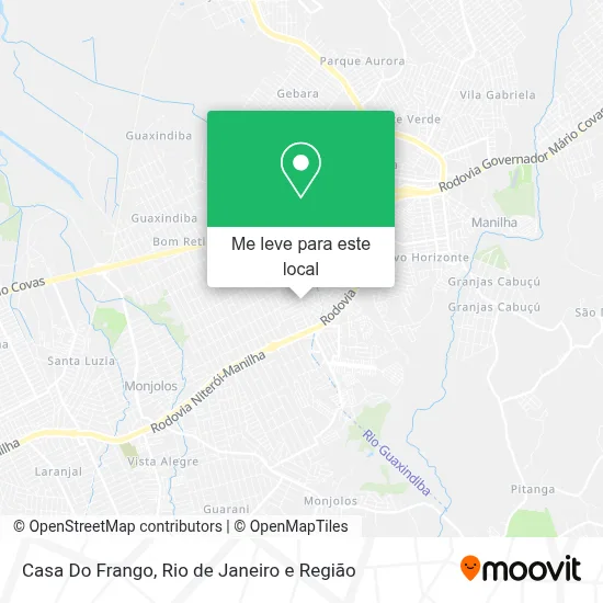 Casa Do Frango mapa
