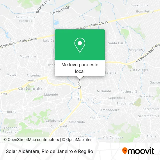 Solar Alcântara mapa