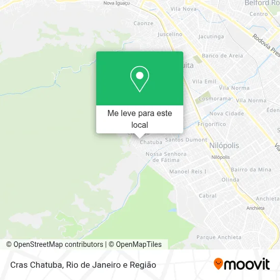 Cras Chatuba mapa