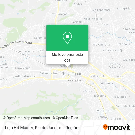 Loja Hd Master mapa
