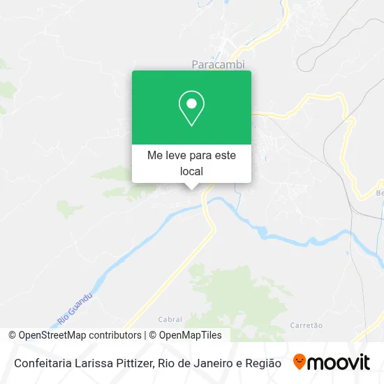 Confeitaria Larissa Pittizer mapa
