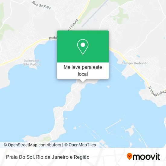 Praia Do Sol mapa