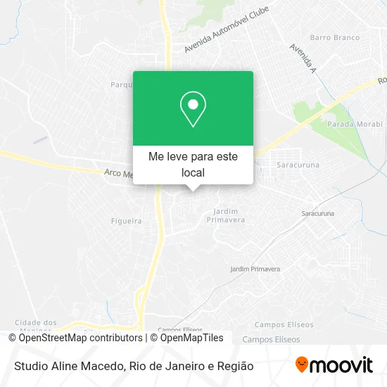 Studio Aline Macedo mapa
