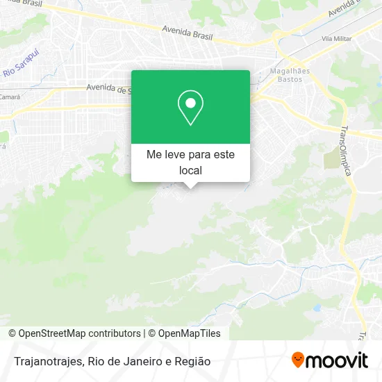 Trajanotrajes mapa