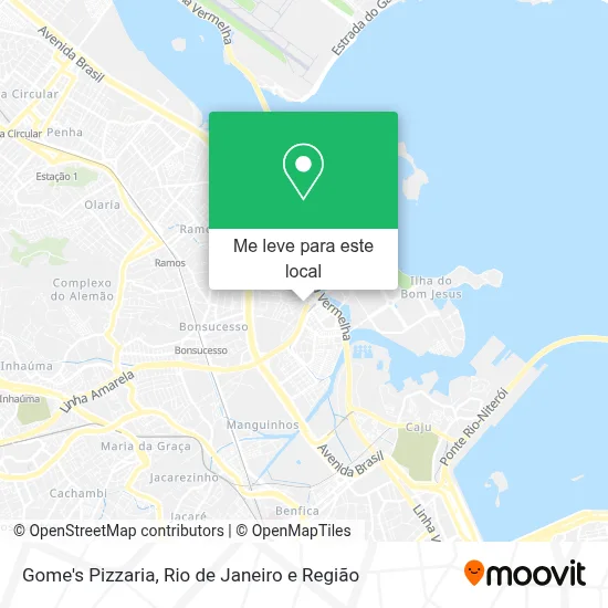 Gome's Pizzaria mapa