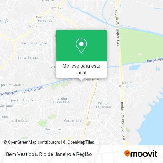 Bem Vestidos mapa