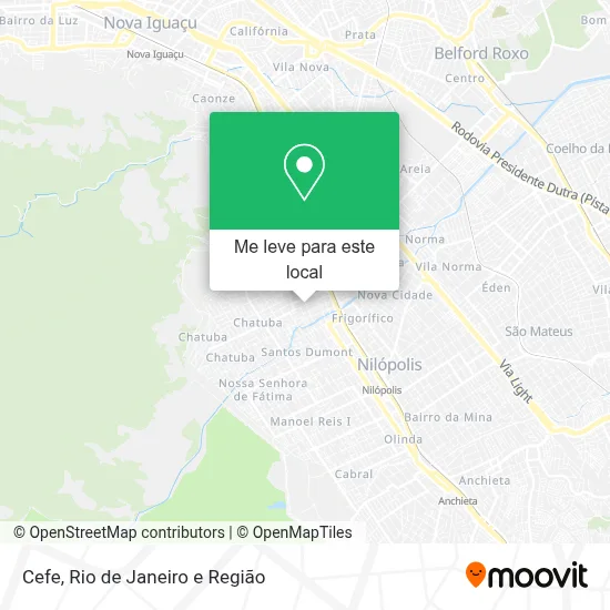 Cefe mapa