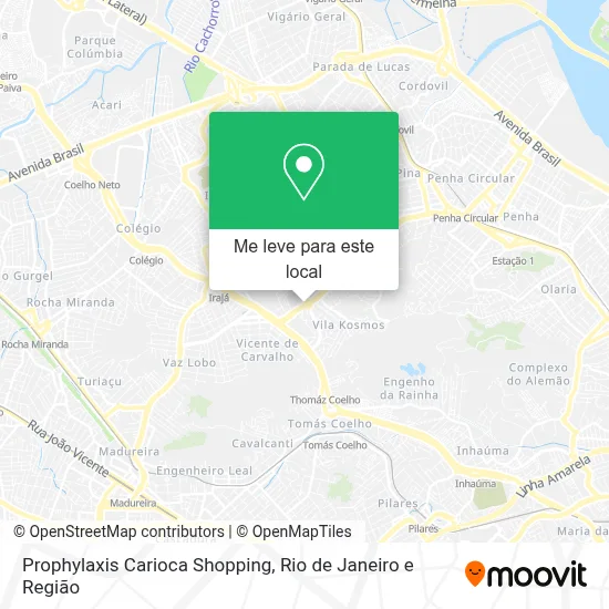 Prophylaxis Carioca Shopping mapa