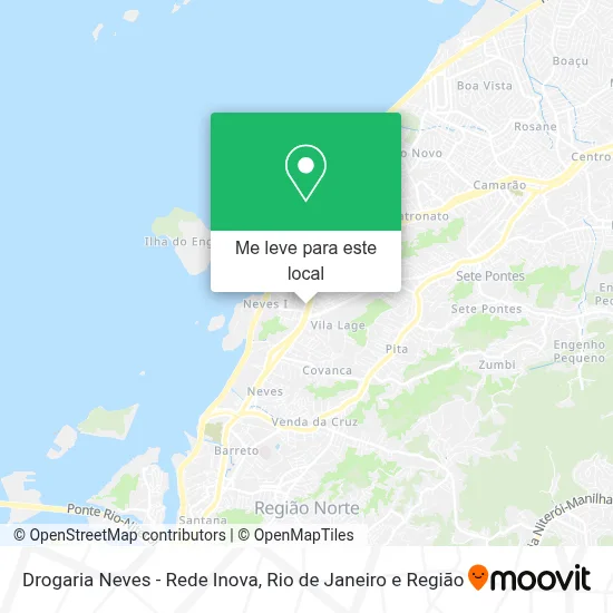 Drogaria Neves - Rede Inova mapa