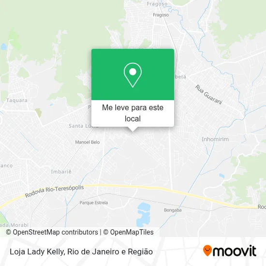 Loja Lady Kelly mapa