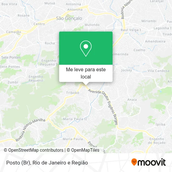 Posto (Br) mapa