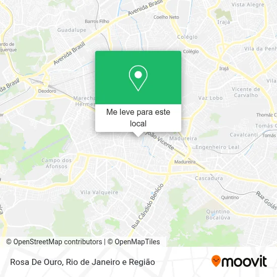 Rosa De Ouro mapa