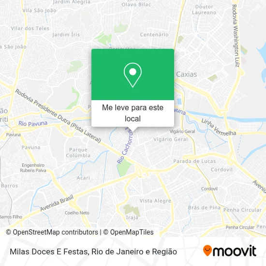 Milas Doces E Festas mapa
