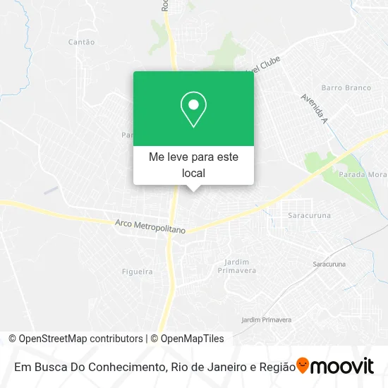 Em Busca Do Conhecimento mapa