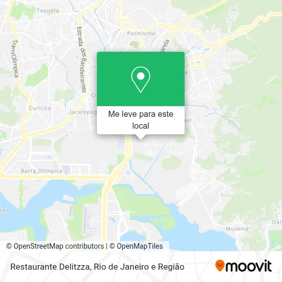 Restaurante Delitzza mapa