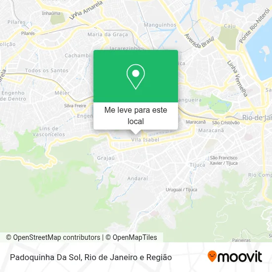 Padoquinha Da Sol mapa