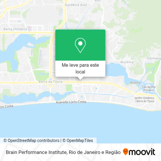 Brain Performance Institute mapa