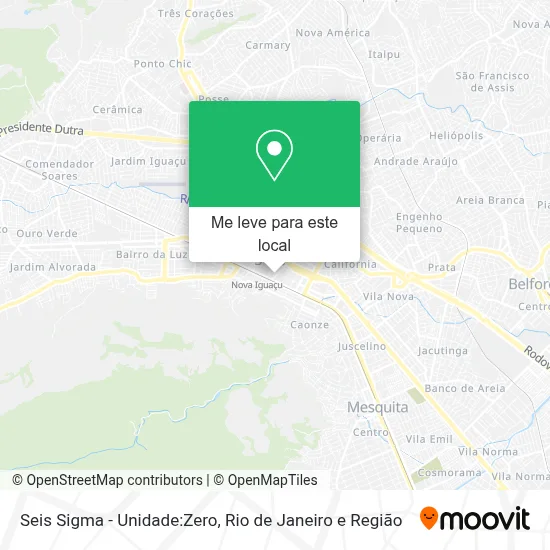 Seis Sigma - Unidade:Zero mapa
