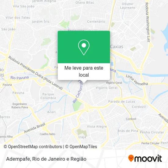 Adempafe mapa