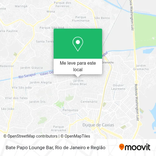 Bate Papo Lounge Bar mapa