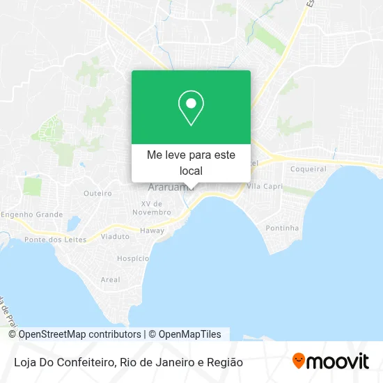 Loja Do Confeiteiro mapa