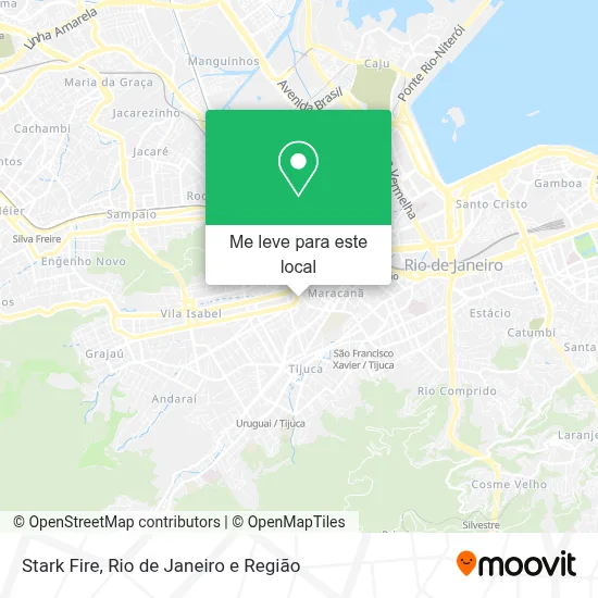 Stark Fire mapa