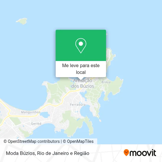 Moda Búzios mapa