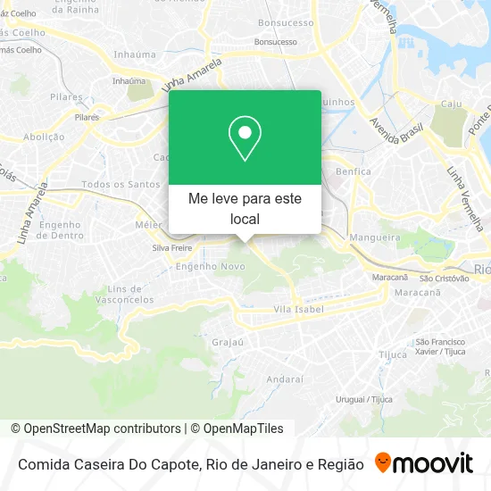 Comida Caseira Do Capote mapa