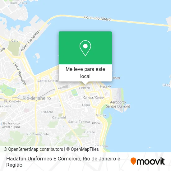 Hadatun Uniformes E Comercio mapa